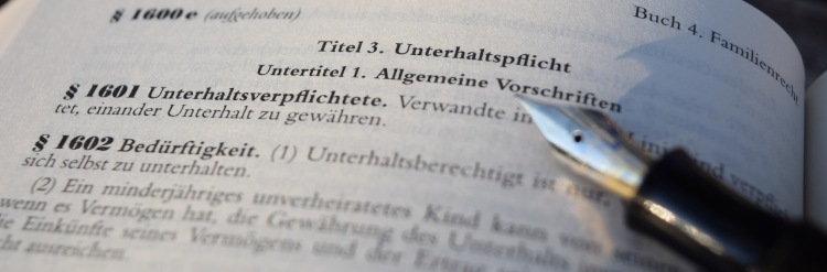 Anwalt Unterhaltspflicht