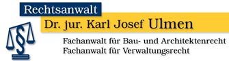 Kanzleilogo Dr. jur. Karl-Josef Ulmen