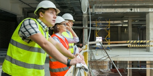 Gruppenbild von Bauingenieuren