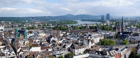 Panorama der Innenstadt von Bonn, Ausschnitt