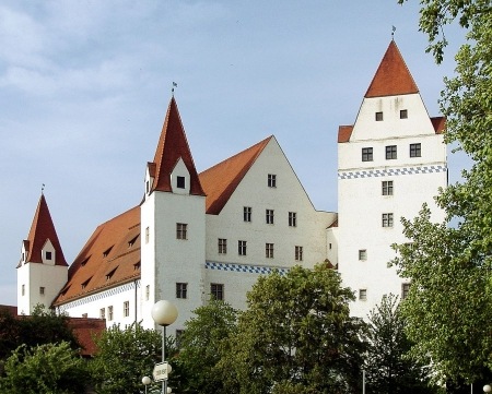 Ingolstadt Neue Schloss, Nebenresidenz der Reichen Herzöge