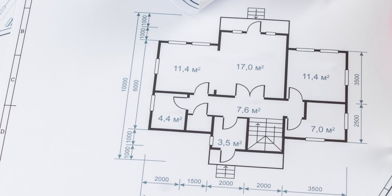 Grundriss einer Wohnung